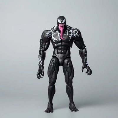 Venom 2 Movie เวอร์ชั่น7นิ้ว,อะไหล่เปลี่ยนหัวพิษขยับได้ฟิกเกอร์ภาพยนต์