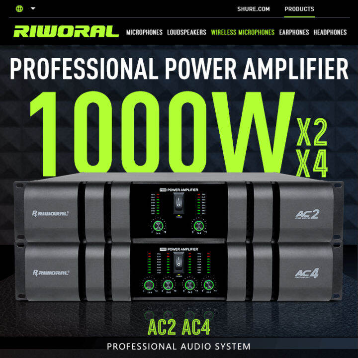 FANTASY AUDIO RIWORAL AC2 AC4 power amplifier original 2 4 channel