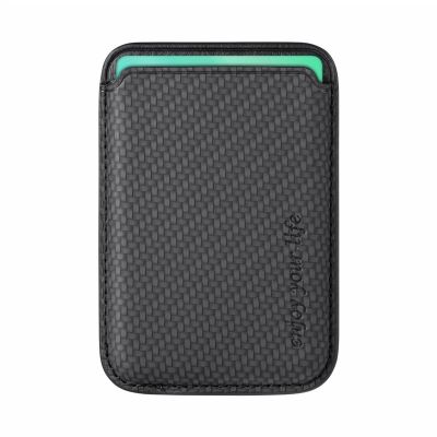 Carbon Fiber Magnetic Macsafe Leather Wallet Card Holder for Magsafe IPhone 11 13 Pro Max 12 Mini Mac Safe Back Bracket Stand Car Mounts
