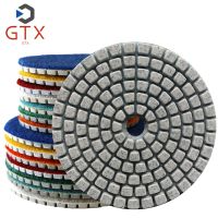 【LZ】▩✣✖  80mm 100mm Diamond Polishing Pad 3  4  Wet Buff Disc Abrasive for Sanding Marble Granite Concrete Grinding Countertop Stone