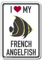 ป้าย PetKa และกราฟิก PKAS--NA _Xi Heart สัญลักษณ์อลูมิเนียมของฉัน French Angelfish