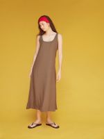 Pudee Neighbor Slip Dress เดรสยาว (พร้อมส่ง)