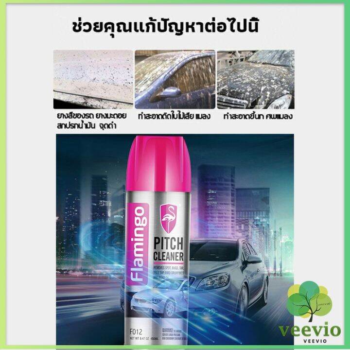 veevio-น้ำยาล้างยางมะตอย-450ml-ทำความสะอาด-คราบสกปรก-สีรถยนต์-automotive-care