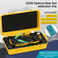 SC/APC-SC/APC OTDR Dead Zone Eliminator Double SC APC Fiber แหวนไฟเบอร์ออปติก OTDR เปิดตัวสายกล่อง1Km SM 1310/1550nm