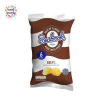 Seabrook Beefy Crisps 6 x 25g ซีบรูค รสเนื้อกรุบกรอบ 6 x 25 กรัม