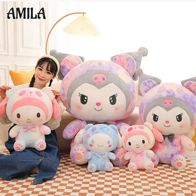 ตุ๊กตาเมโลดีของขวัญสำหรับตุ๊กตาการ์ตูนตุ๊กตาหนานุ่ม AMILA Sanrio สีสันสดใสน่ารัก Kuromi