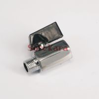 Chrome Plated Mini Brass Ball Valve 1/4 BSP Female to 1/4 BSP male Thread