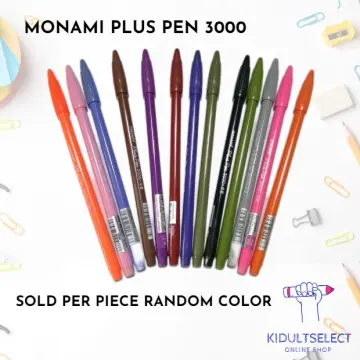 Monami Plus Pen 3000 - Cream Color - Set of 12