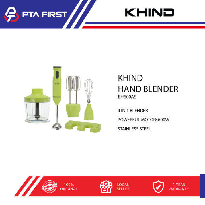 KHIND BH600AS HAND BLENDER (9557496211973) Lazada