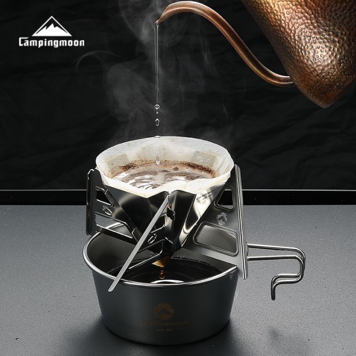 driper-coffee-campingmoon-cof-01-ที่ดริปกาแฟพกพา-สแตนเลส304-พร้อมส่ง