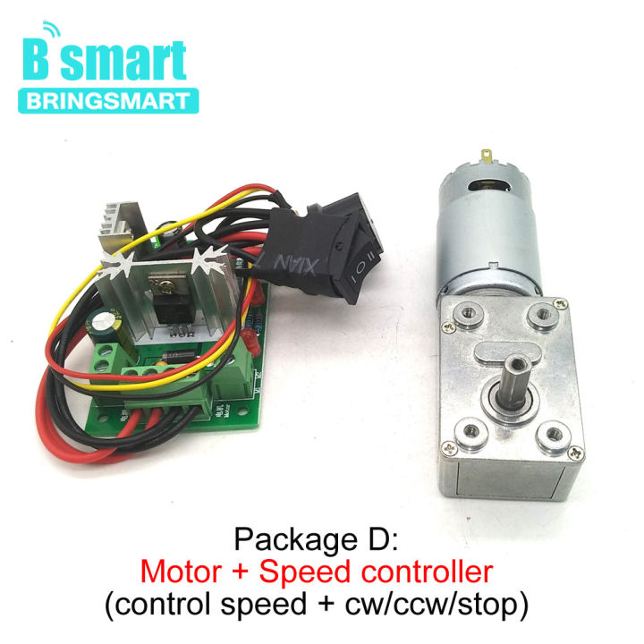 worth-buy-bringsmart-มอเตอร์เกียร์-jgy-395-มอเตอร์เกียร์-dc-12โวลต์ตัวลดขนาดเล็ก12โวลต์เครื่องยนต์ลดหนอนมอเตอร์เกียร์ล็อคตัวเอง