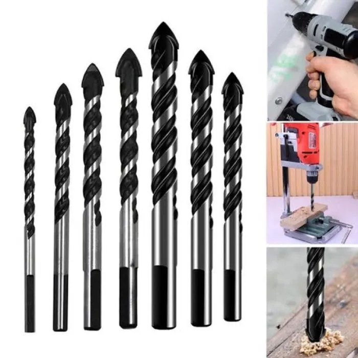 Mata Bor Tombak Segitiga Bor Keramik Kaca Beton Kayu Diamond Drill Bit