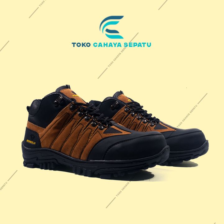 JUAL SEPATU BOOTS SAFTY OUTDOOR BISA BAYAR DITEMPAT (COD)!! - Fashion Pria  - 893321639