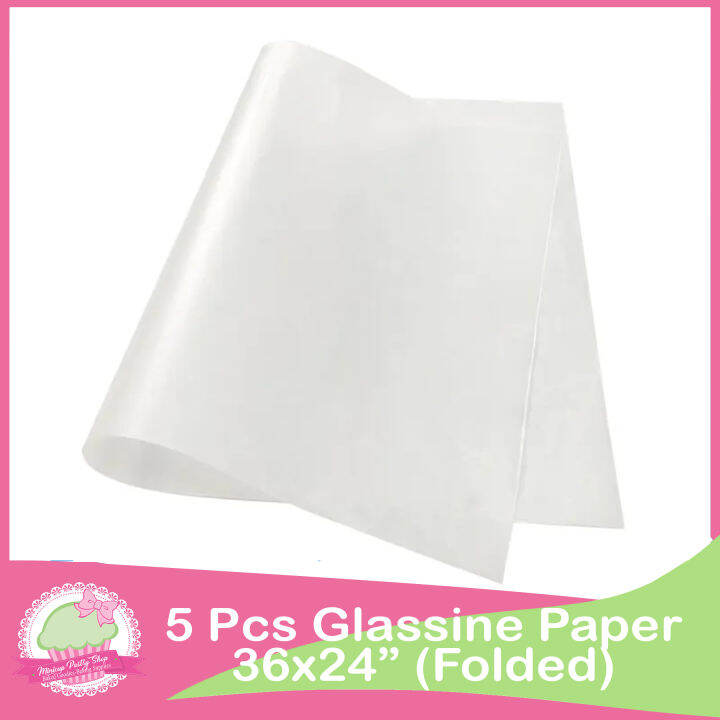 5 Sheets Glassine Paper 24x36 inches Food Wrapper Paper Glassine