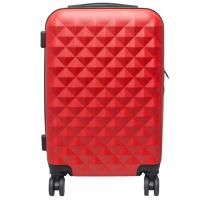 Getzhop กระเป๋าเดินทาง กระเป๋าพร้อมล้อลาก luggage กระเป๋าแฟชั่น Size 24" (Red)