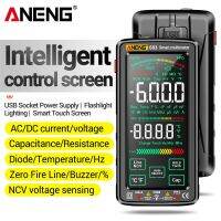 【LZ】❆﹊  ANENG-Multímetro Inteligente Touch Screen Teste de Diodo NCV AC DC Teste de Tensão Corrente Amperímetro 683 6000 Contagens