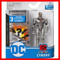 สินค้าขายดี!!! ของเล่น หุ่น ฟิกเกอร์ ไซบอร์ก ดีซี คอมิค DC Comics 4-Inch Cyborg Action Figure โมเดล Model ของแท้ ของเล่น โมเดล โมเดลรถ ของเล่น ของขวัญ ของสะสม รถ หุ่นยนต์ ตุ๊กตา โมเดลนักฟุตบอล ฟิกเกอร์ Model