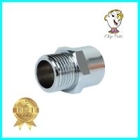 ข้อต่อตรงหกเหลี่ยมทองเหลือง เกลียวนอก/ใน ANA 1/2 นิ้ว สีโครมMPT-FPT BRASS HEX BUSHING ANA 1/2IN CHROME **ด่วน ของมีจำนวนจำกัด**