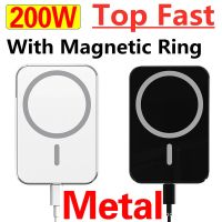 200W Magnetic Car Wireless Chargers Air Vent Phone Holder for iphone 14 13 12 Pro Max Macsafe Charger Fast Charging Station