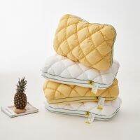 Manufacturers wholesale pineapple bread craft style pillow high elastic soft adult feather velvet pillow core bedding pillows