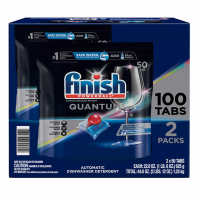 Finish Powerball Quantum Dishwasher ฟินิช ผลิตภัณฑ์ล้างจานชนิด เจล สำหรับเครื่องล้างจานอัตโนมัติ 100 เม็ด