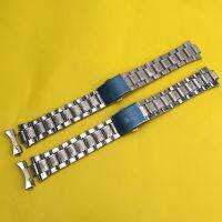 2023 Original ℗□ Melengkung Berakhir 20Mm 22Mm Stainless Steel Watch Band Link Gelang Jam Tangan Pergelangan Tangan Pria Penggantian Tali Jam dengan Pin