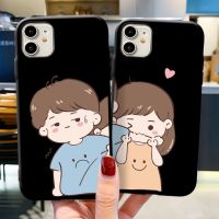 เคสโทรศัพท์มือถือแบบนิ่ม ลายคู่รักกัด สําหรับ iPhone 13 12 11 XS Pro Max Mini X XR 8 7 6 6S Plus 5 5S