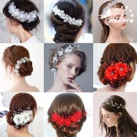 【hot】⊕﹍✺  Carddoor Fashion Wedding Headbands Hair Jewelry Headpiece Tiaras Bridal Accessories Crystal-Leaf