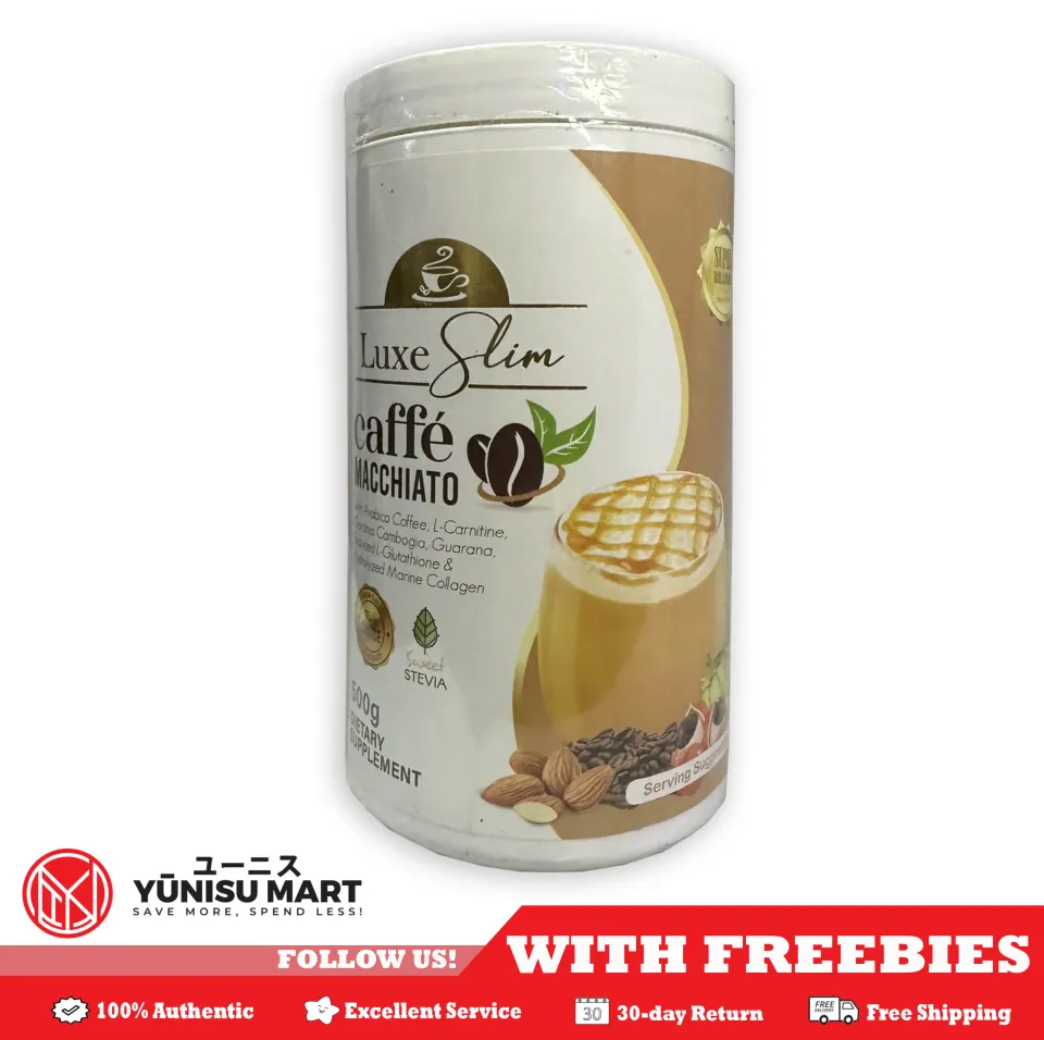 Luxe Slim - Caffe Macchiato - 500g - Half Kilo Canister - BIG SIZE – Sukli  - Filipino Grocery Online USA