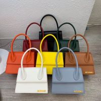 New Designer Jacquemus Top-handle Bags and Purse for Womens Vintage Leather Messenger Bag Female Crossbody Handbag