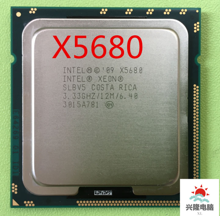 In Xeon X5680 CPU processor 3.33GHz LGA1366 12MB L3 Cache Six Core server CPU Free Shipping ,