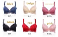 QianXing Shop FemaleUnderwear small breast Push Up Bra minimizer deep thick Padded brassiere lace bras for women pushup bra