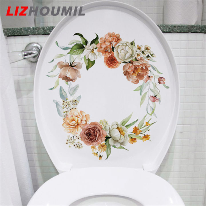 lizhoumil-สติกเกอร์ติดผนังห้องน้ำสร้างสรรค์สติกเกอร์ห้องน้ำห้องอาบน้ำตกแต่งศิลปะบนผนัง3มิติอุปกรณ์ตกแต่งห้องบ้าน-20x30ซม