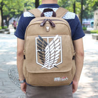 Attack On Titan Backpacks For Men Anime School Bag For Teenagers Canvas Laptop Back Pack Rucksack Attack Of The Titans Backpack