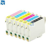 สั่งซื้อหมึกที่เข้ากันได้ T0481 T0482 T0483 T0485 T0486 T0484สำหรับ Epson R200 R220 R300 R300M R320 R340 RX500 RX640 RX600