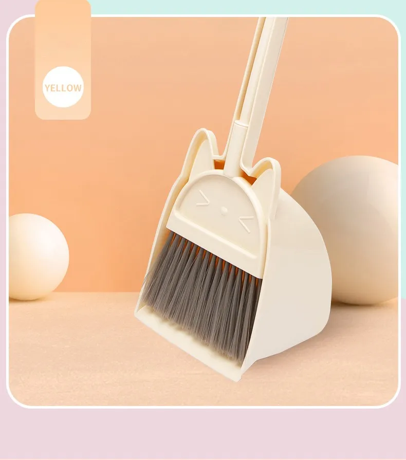 Xifando Kid's Housekeeping Cleaning Tools Set-5pcs,Include  Mop,Broom,Dust-pan,Brush,Towel