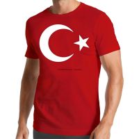 เสื้อยืดแขนสั้นลําลอง คอกลม พิมพ์ลายธงชาติตุรกี Türkiye Istanbul Ankara Antalya แฟชั่นเรโทร สไตล์เกาหลี สําหรับผู้ชาย เสื้อยืดคุณภาพดี