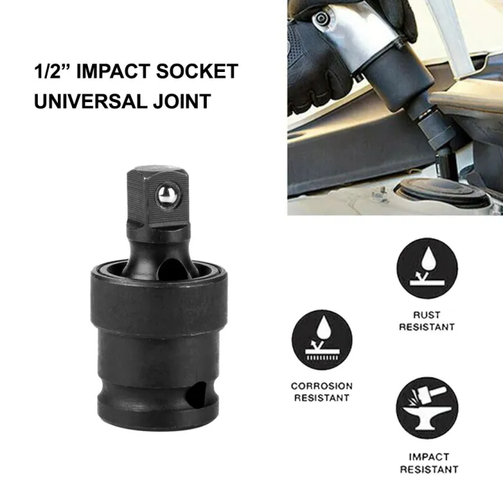Color : A Ideal Peixiang Smoothly 360 Degree Rotation Universal Joint Swivel Socket Wrench Extension Adapter Universal Joint Impact Socket Color : C 