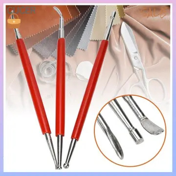 Leather Stamping Tools Set Different Shape Pressing Punch Set Leather Craft  Tool for DIY Beginners and Professionals Leathercraft Supplies Carving Leather  Tools 