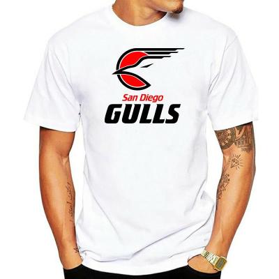 San Diego, Gulls, Retro, Hockey, WHL, Minor League, T-shirt Cotton Tee Shirt Summer Style Casual Wear