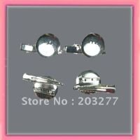 Free shipping!!100pcslot 2.3cm metal circle with aligator clip and brooch pin