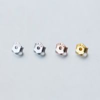 【CW】■♚  925 Sterling Earring Back Stud Earrings Clasp Stopper Ear Plug Jewelry Finding Accessories