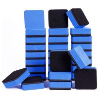 Dry Erase Erasers, 36 Pack Magnetic Whiteboard Eraser Chalkboard Eraser Dry Eraser for Classroom Office and Home (Blue)