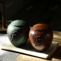 dyhewa Amphoras สำหรับขี้เถ้าเซรามิกโกศ Handpainted ศพศพขี้เถ้าผู้ถือสัตว์เลี้ยงที่ระลึกของที่ระลึกของขวัญที่กำหนดเอง