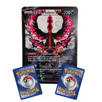 52PcsBox Pokemon Card English Version Pokemon Trading Cards Vmax TCG Sword Shield Chilling Reign Collection Oversized