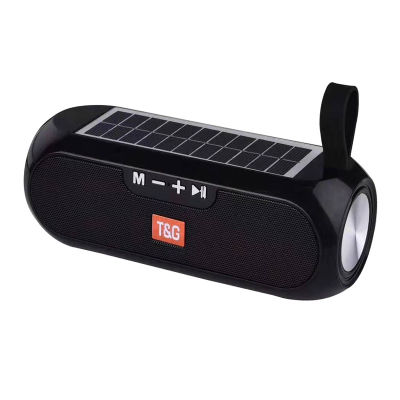 TG182 Solar Wireless Bluetooth Speaker, Outdoor Portable Subwoofer, Support Card Playback, FM Radio, AUX Audio Input