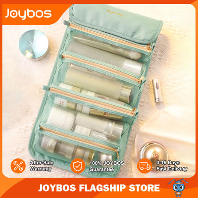 Joybos กล่องเครื่องสําอาง Tas Kosmetik ผู้หญิงพับได้ความจุขนาดใหญ่หรูหรากระเป๋าเก็บของกล่องเก็บเครื่องสำอางเดินทางกลางแจ้ง