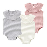 สินค้าพร้อมส่งจากไทย MELON TOO Baby Girl clothing romper ชุดเด็กผู้หญิง บอดี้สูท เสื้อผ้าเด็ก น่ารักมาก ผ้าcotton100% ผ้ายืดนุ่ม ผ้าดี ใส่สบาย รหัส 8305(1pcs.)