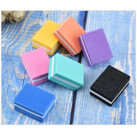 100pcsLot Mini Colorful Sandwich Nail File Buffer Block Pink Sanding Tools Pedicure Manicure Accessories