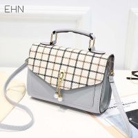 EHN New Shoulder Bags for Women Fashionable Sling Plaid Handbag